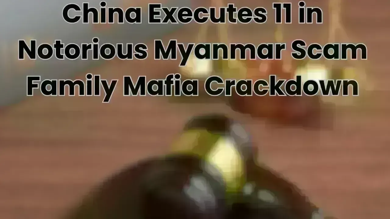 China Carries Out Executions of 11 Ming Family Members for Myanmar Scams