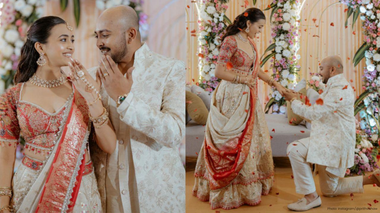 Prithvi Shaw Engaged to Influencer Akriti Agarwal