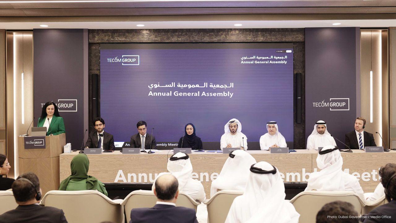 TECOM Group Approves AED 840M Dividends After Strong 2025