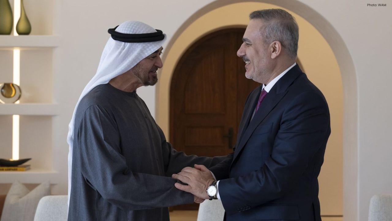 UAE President Meets Türkiye FM, Calls for Peace Talks