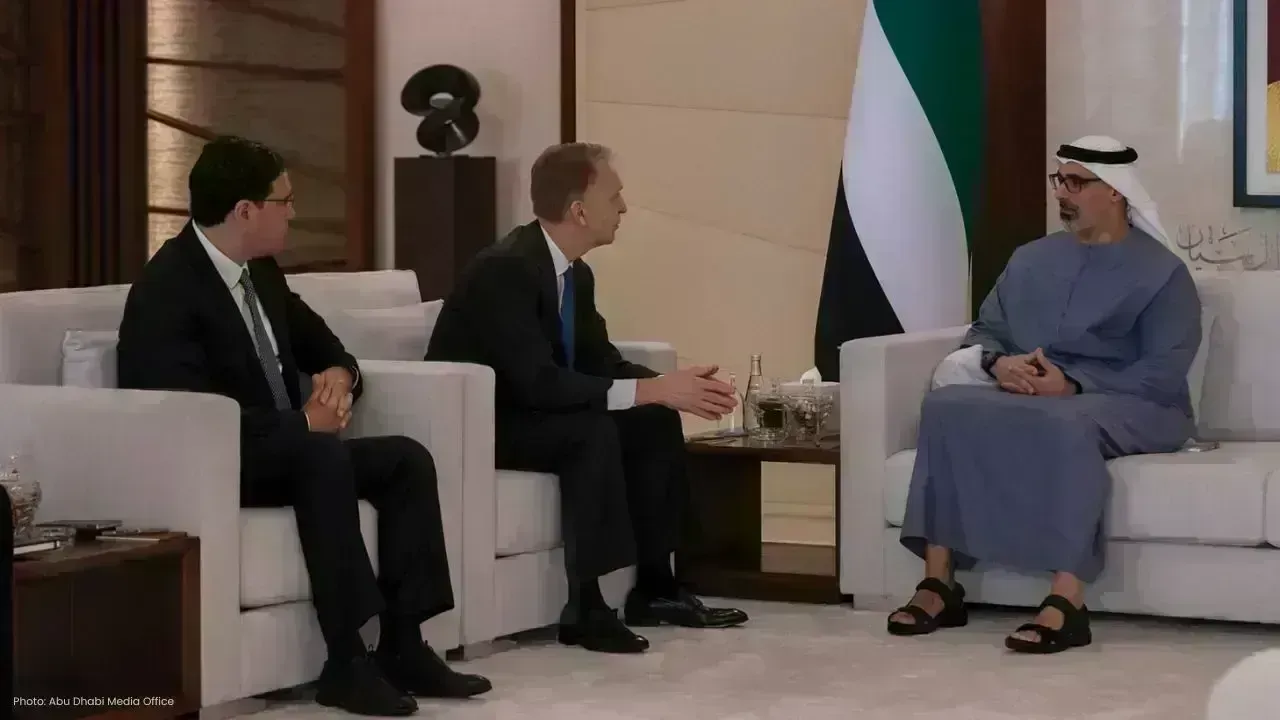 Abu Dhabi Crown Prince Engages with Brookfield CEO to Strengthen Ties
