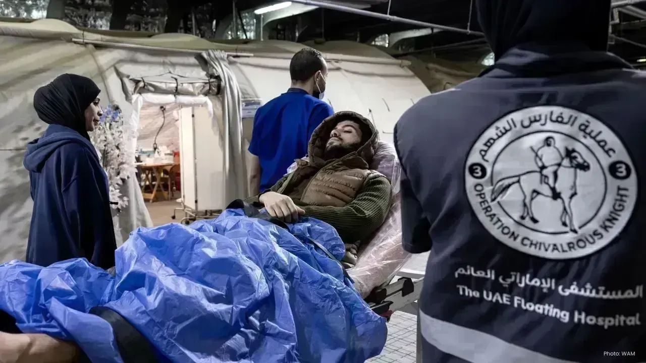 UAE Floating Hospital Provides Care for Patients from Gaza