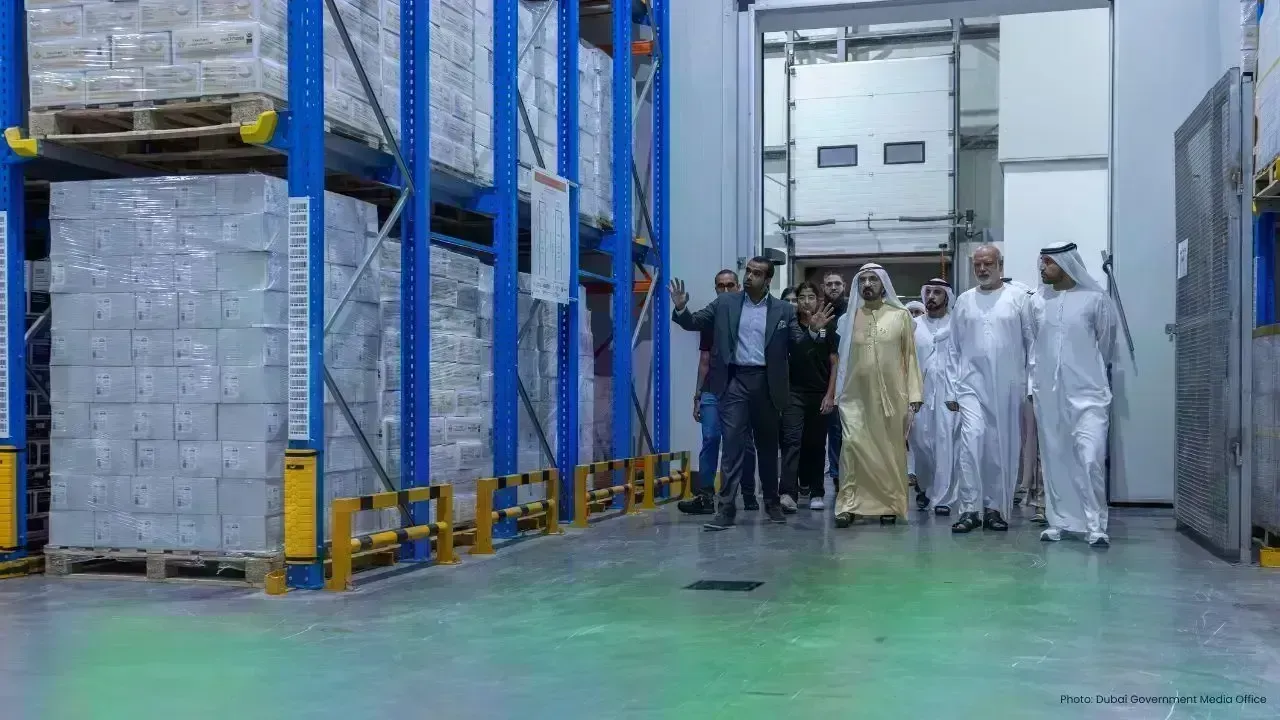 Sheikh Mohammed Explores Dubai's Largest Date Production Facility