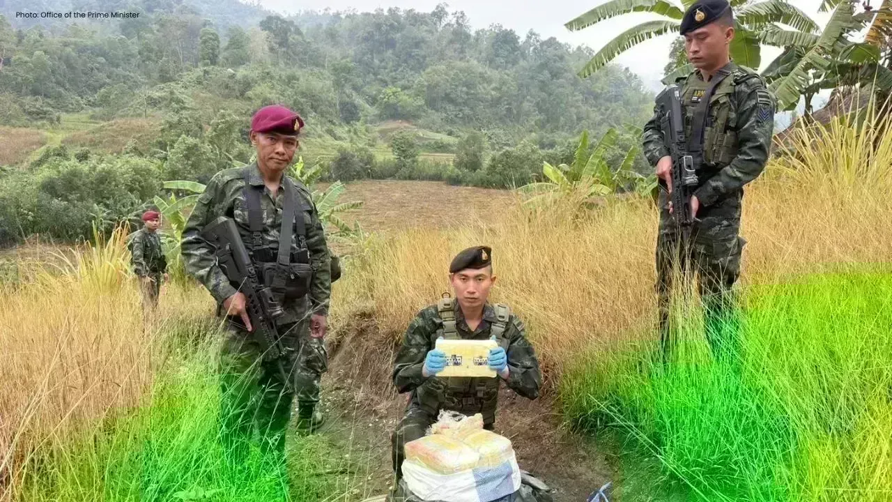 Huge Drug Seizure: 2.4 Million Meth Pills Captured in Chiang Rai Clash