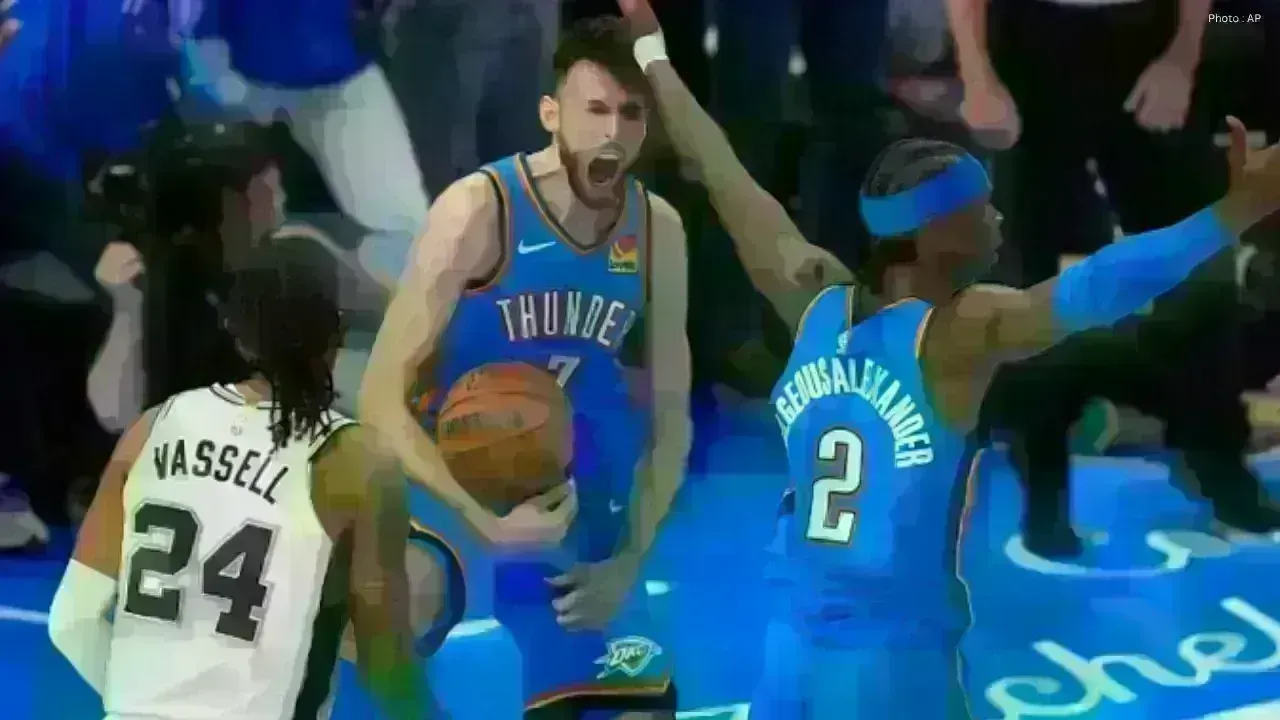 Thunder Bounces Back to Even Series with Spurs in Game 2