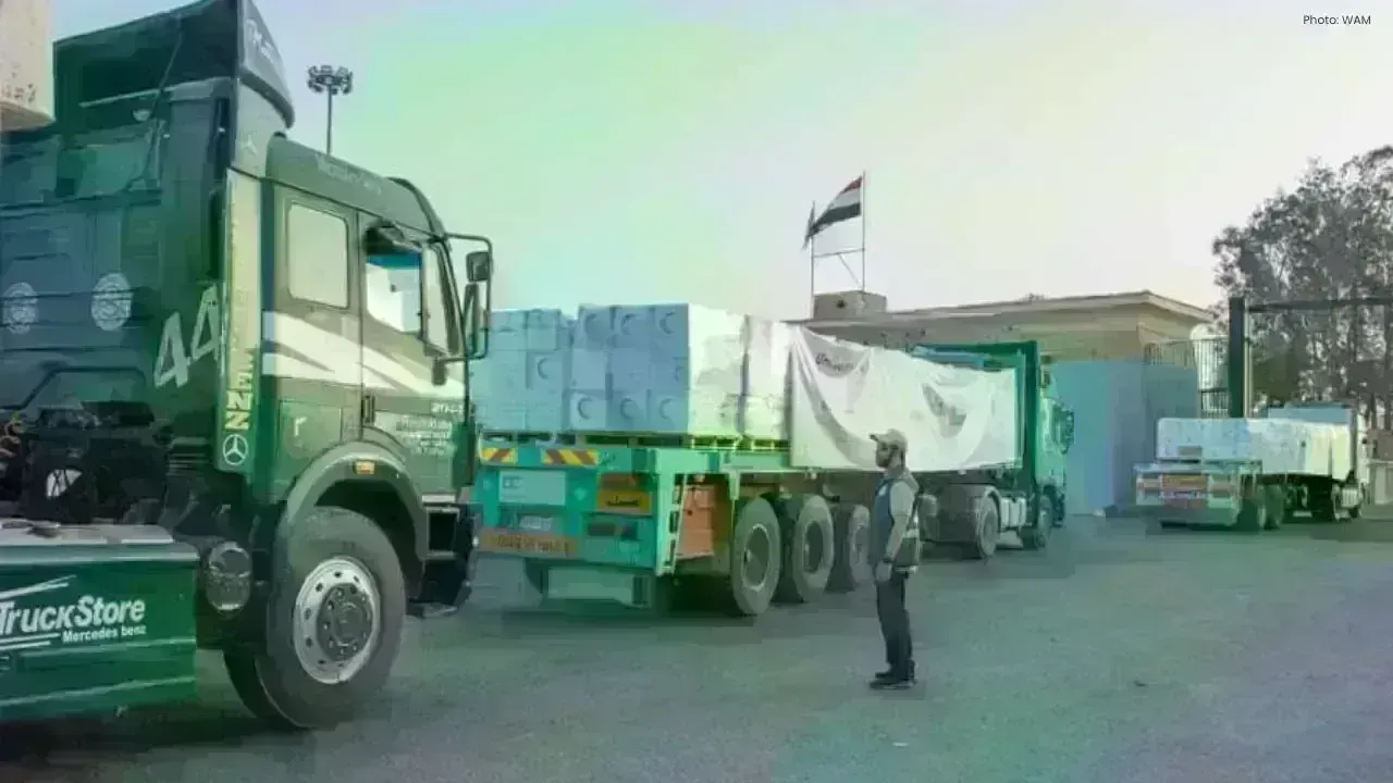 UAE Dispatches 930 Tonnes of Eid Aid to Gaza