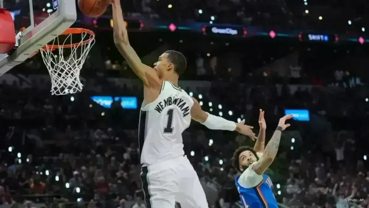 Wembanyama Shines as Spurs Equal Series Against Thunder