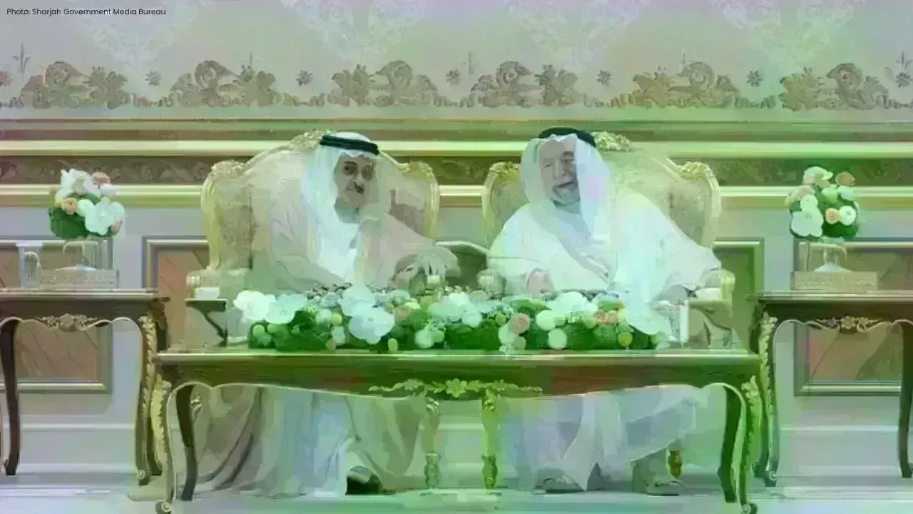 Eid Al Adha Greetings Offered to Sharjah Ruler at Al Badi Palace