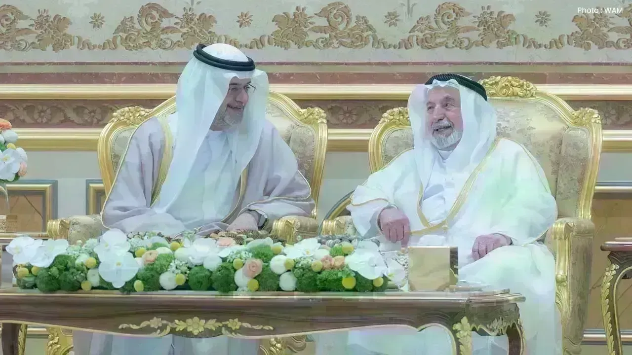 Eid Al Adha Greetings Extended to Sharjah Ruler at Al Badi Palace