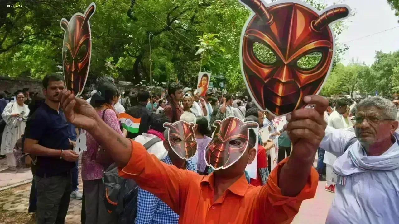 First Major Protest by Cockroach Janta Party Captures Youth Attention