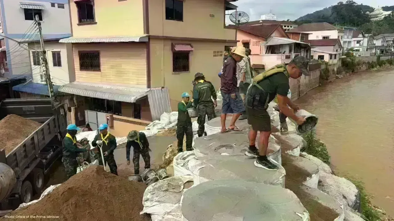 Thai Military Enhances Flood Protections in Chiang Rai