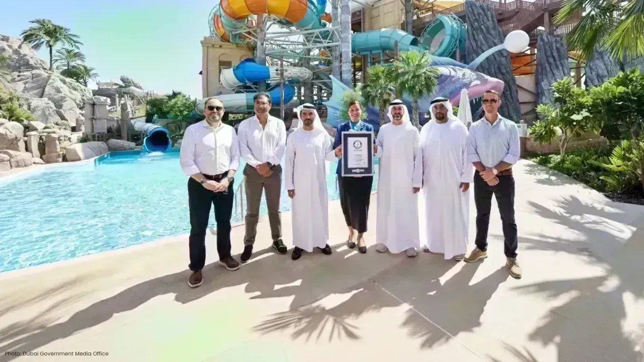 Yas Waterworld Sets Guinness World Record With 55 Waterslides