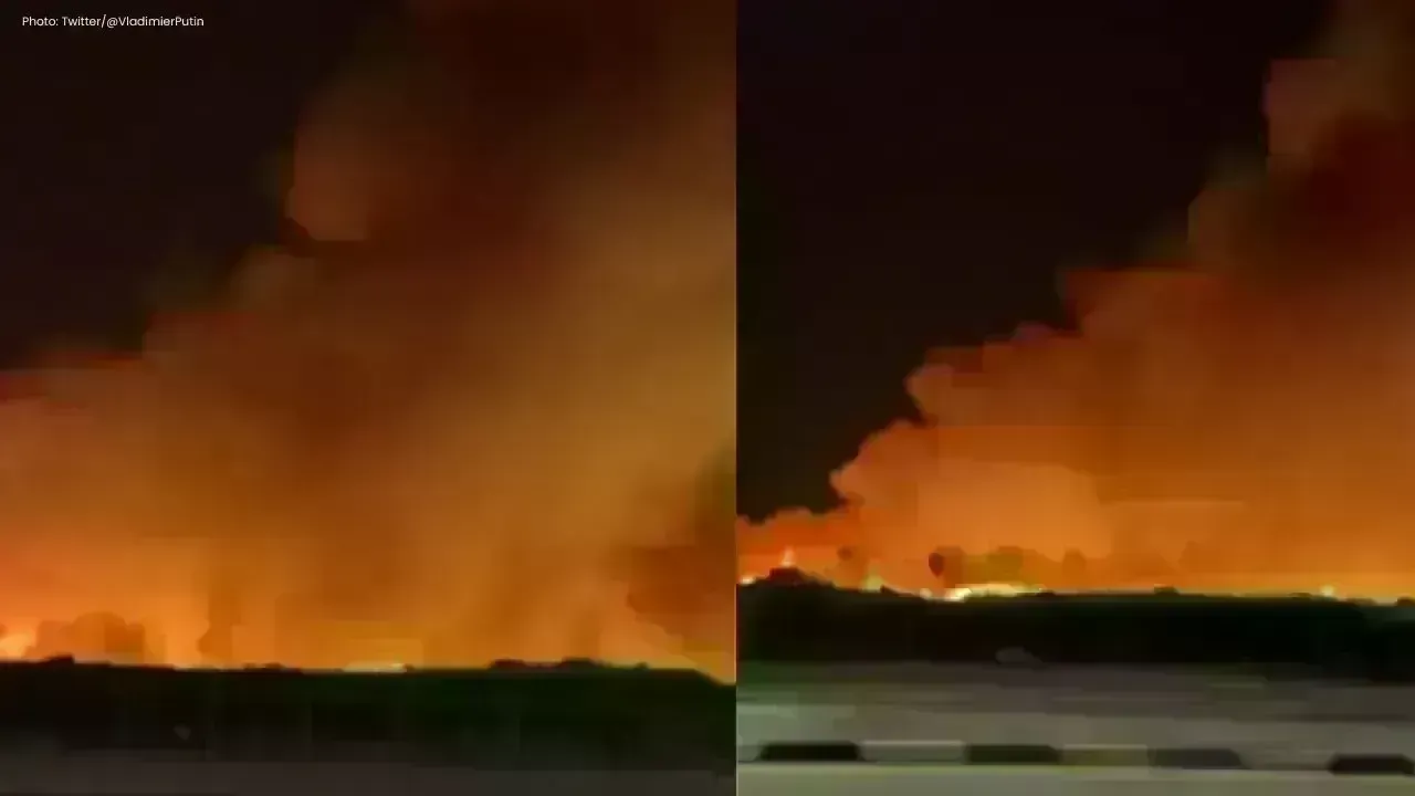 Massive Fire Reported in Yanbu, Saudi Arabia After Missile Alerts