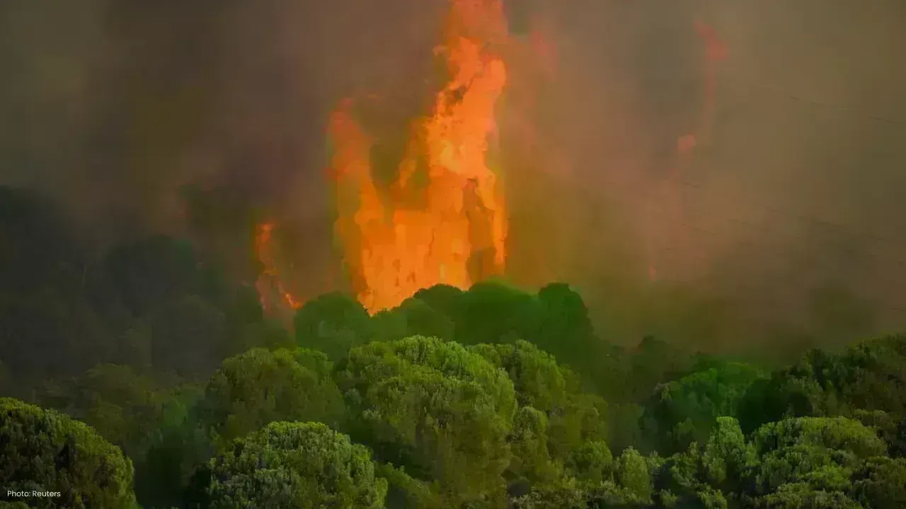 France Wildfires Near Bordeaux as Europe Battles Heatwave