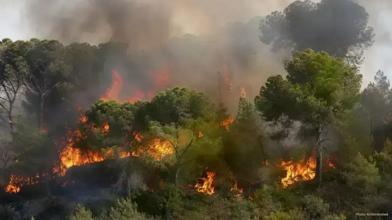Ben Shemen Forest Fire Brought Under Control in Central Israel
