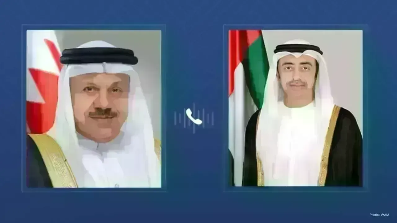 UAE, Bahrain FMs Discuss Regional Security and Bilateral Ties