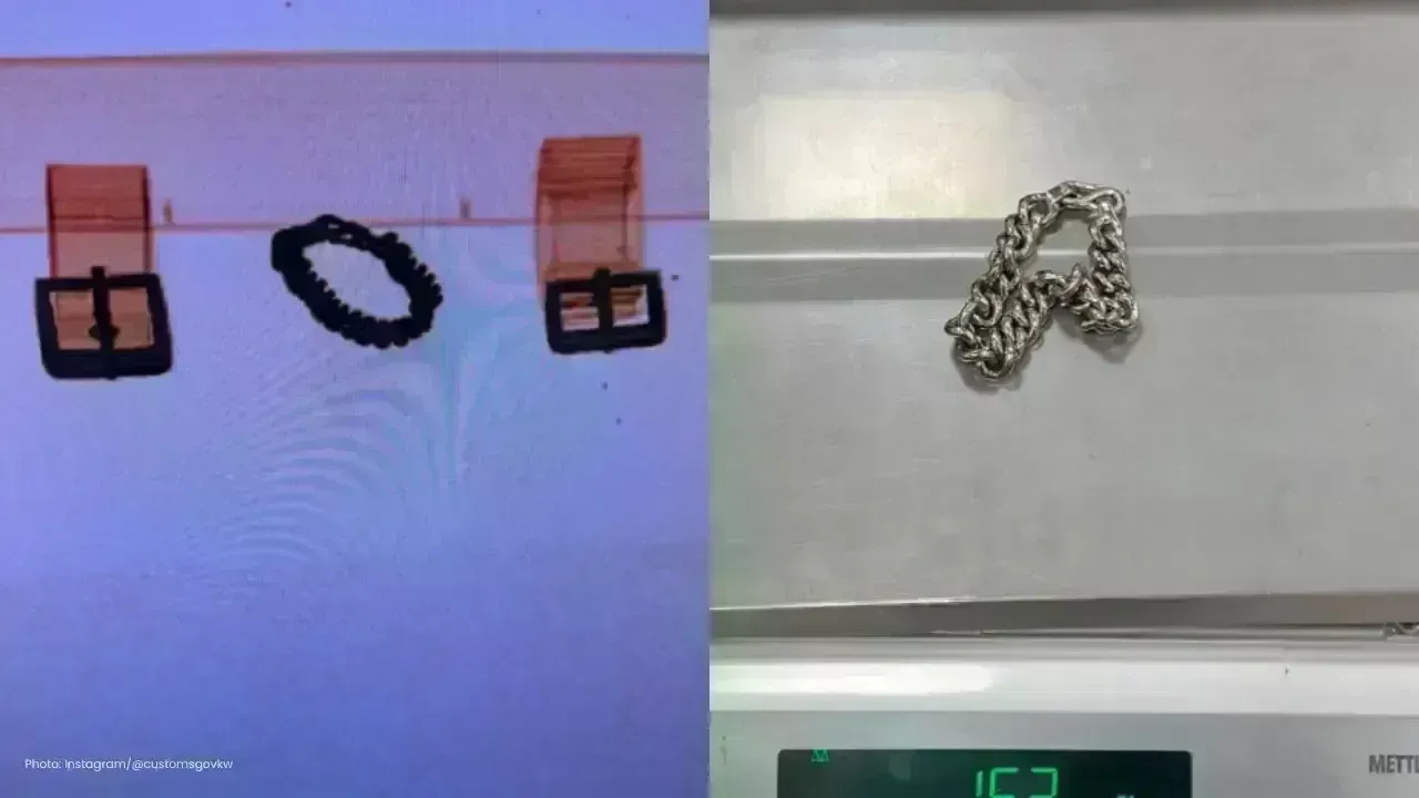Kuwait Customs Seizes 855g Gold From Two Indian Flyers Today