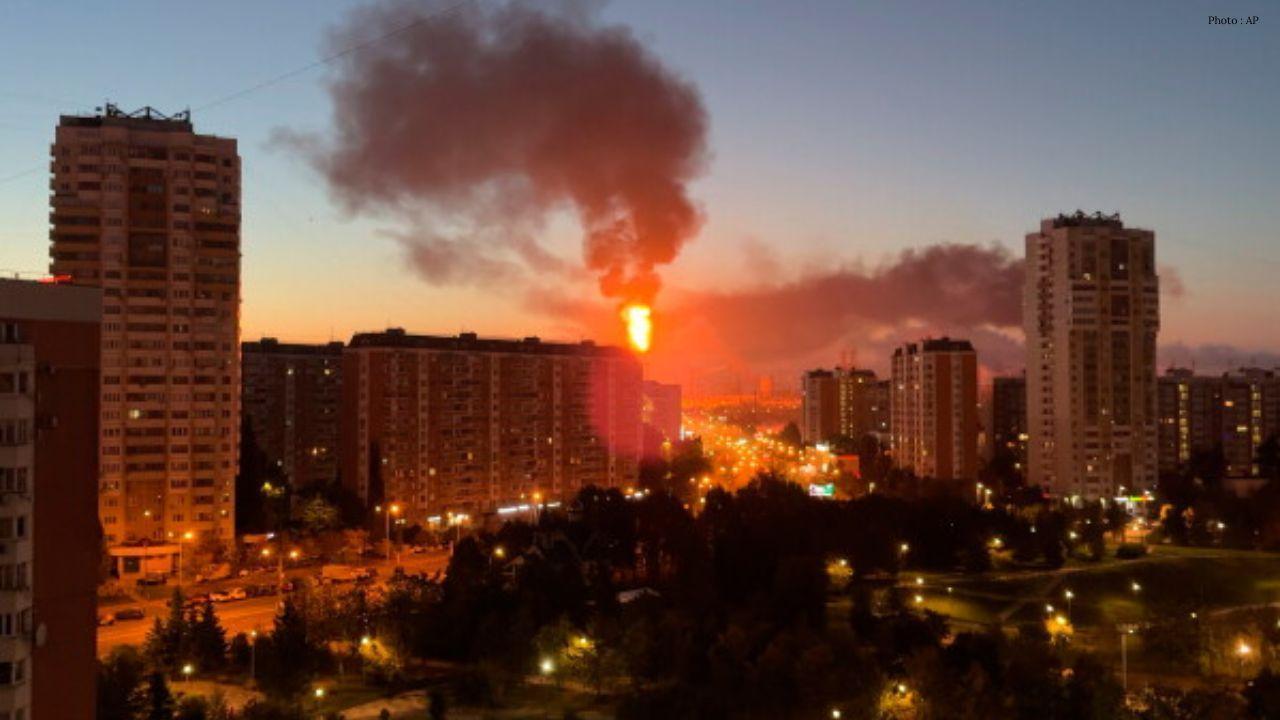 Russian Strike Hits Grocery Store Near Kharkiv, Ukraine