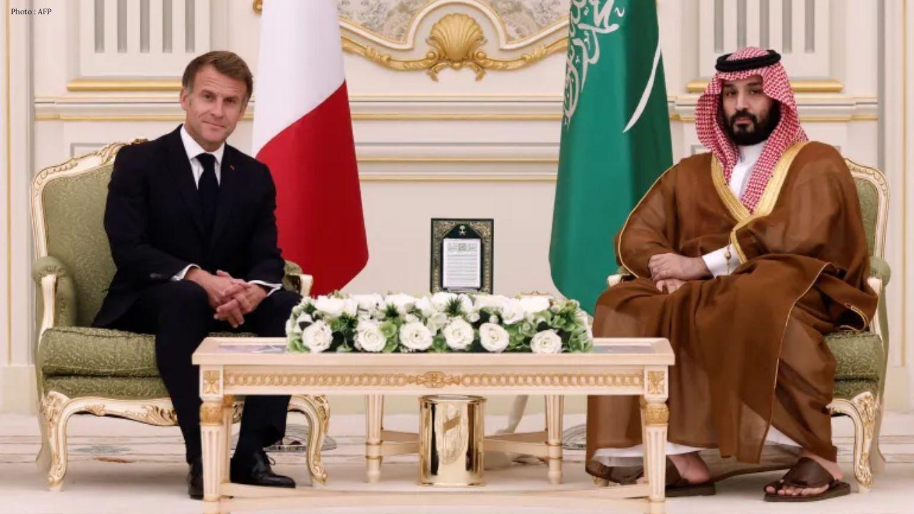 Macron Makes Surprise Visit to Saudi Arabia Amid Tensions