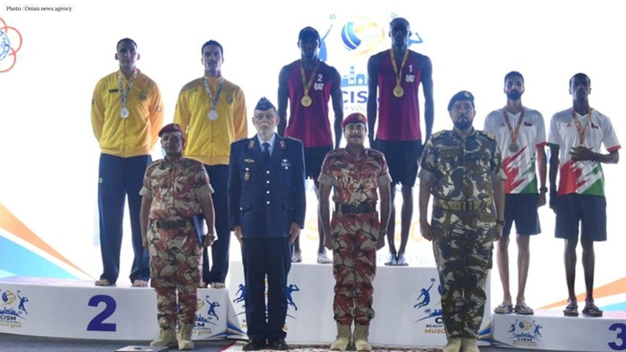 Oman Wins Bronze at World Military Beach Volleyball Championship